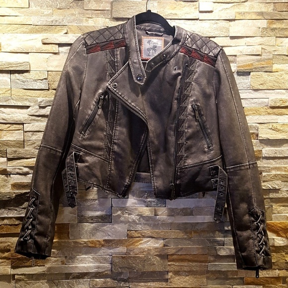 Sam Edelman "Circus" Faux-leather Moto Jacket - Picture 2 of 4